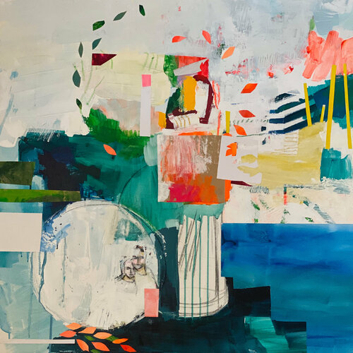 A travers la serrure par Mathilde De Bellecombe, Peinture en vente sur Singulart