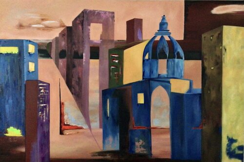 El fantasma de Sevilla van Phil Masure, Schilderij te koop op Singulart
