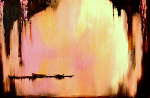 Meditación by Phil Masure, Painting for Sale on Singulart