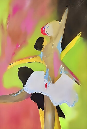 « Mouvements » van Phil Masure, Schilderij te koop op Singulart