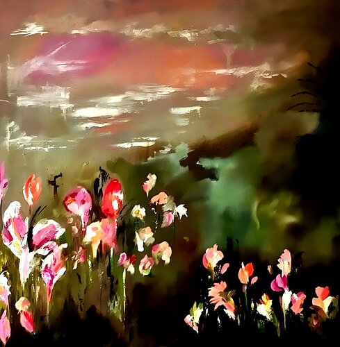 El estanque van Phil Masure, Schilderij te koop op Singulart