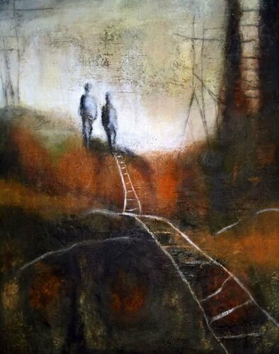 Aus dem Abgrund by Eva Vogt, Painting for Sale on Singulart