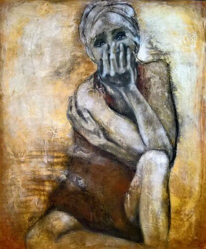 Gehe nicht ! van Eva Vogt, Schilderij te koop op Singulart