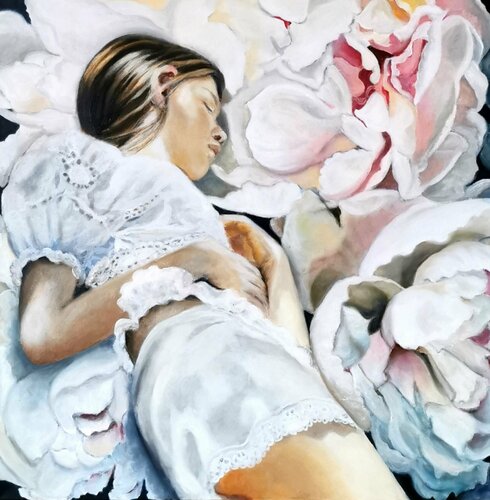 Sommerträume van Eva Vogt, Schilderij te koop op Singulart
