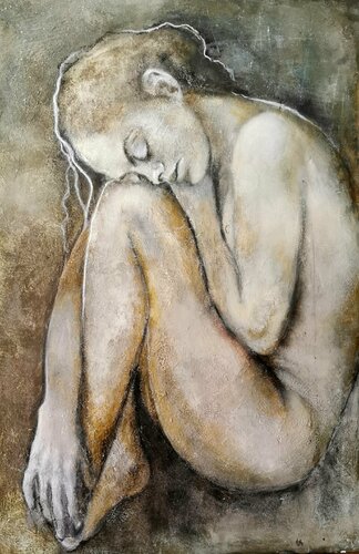 Ruhende von Eva Vogt, Malerei kaufen auf Singulart