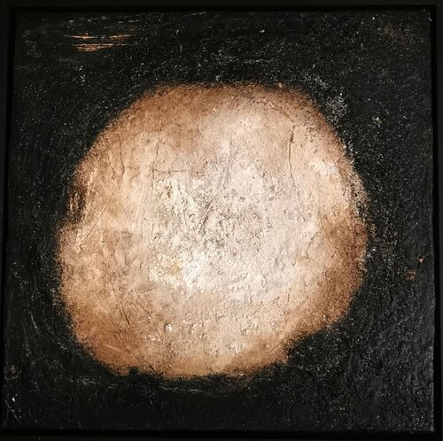 Weiß in Schwarz van Eva Vogt, Schilderij te koop op Singulart