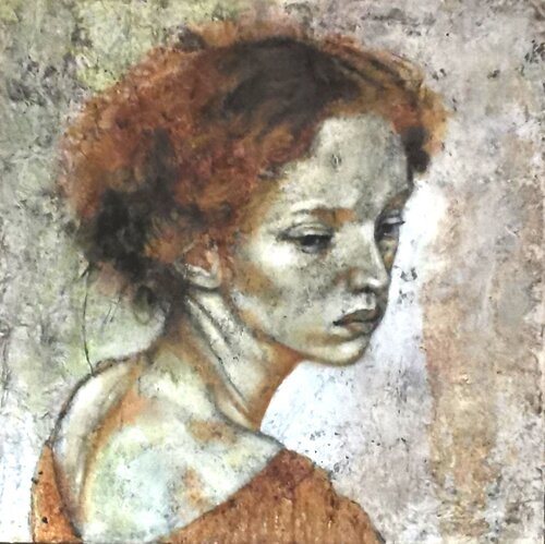 Rotköpfchen van Eva Vogt, Schilderij te koop op Singulart