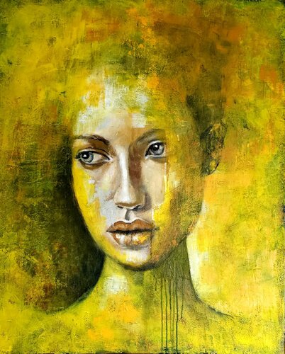 Was siehst du? di Eva Vogt, Pittura in vendita su Singulart