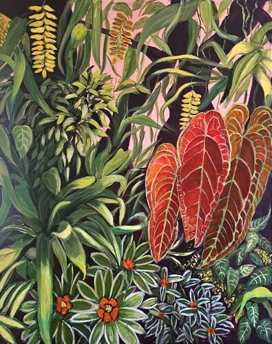 Rettet die Regenwälder van Eva Vogt, Schilderij te koop op Singulart