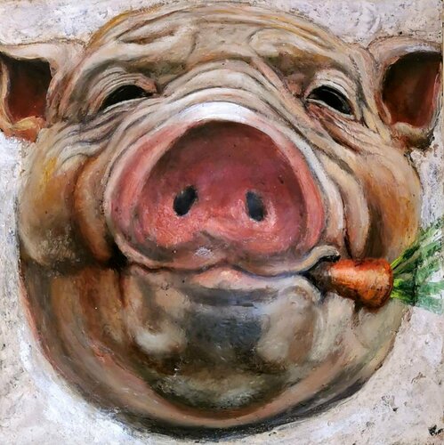 I'm vegetarian von Eva Vogt, Malerei kaufen auf Singulart