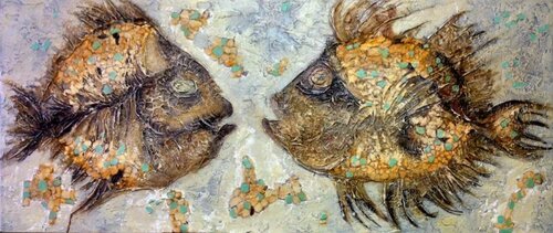 Fossiilien di Eva Vogt, Pittura in vendita su Singulart