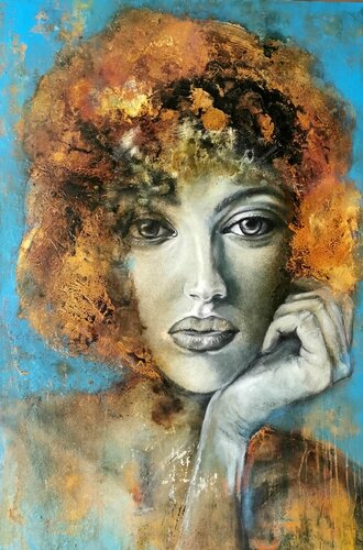 Herbsttraum van Eva Vogt, Schilderij te koop op Singulart