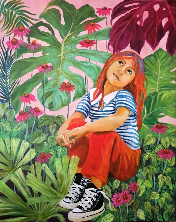 Blumenmädchen Eva Vogt
