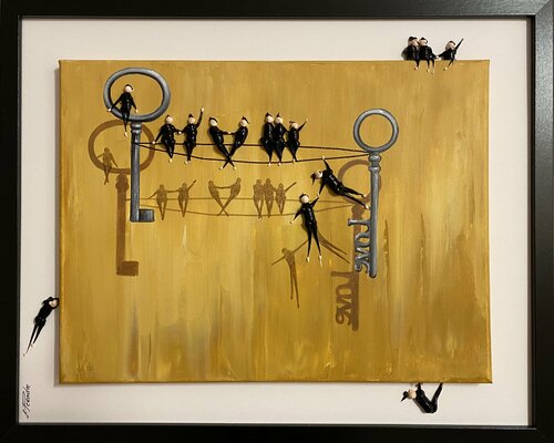 3D Action.Freiheit.-147156 di Eka Peradze, Pittura in vendita su Singulart