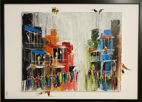 action. Freiheit 78 par Eka Peradze, Peinture en vente sur Singulart