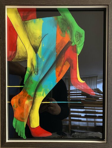 Seduction Theory..12z von Eka Peradze, Malerei kaufen auf Singulart