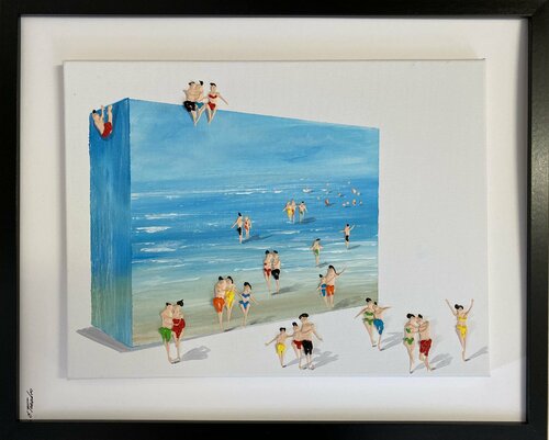 Action. Freiheit lXt par Eka Peradze, Peinture en vente sur Singulart