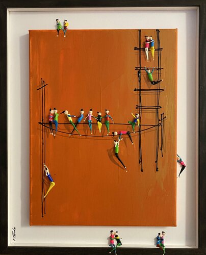 Freiheit.-14-89UO par Eka Peradze, Peinture en vente sur Singulart
