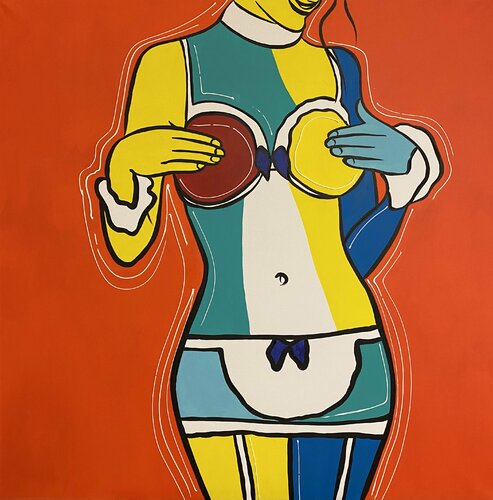 Action.Frau ll-46.P von Eka Peradze, Malerei kaufen auf Singulart