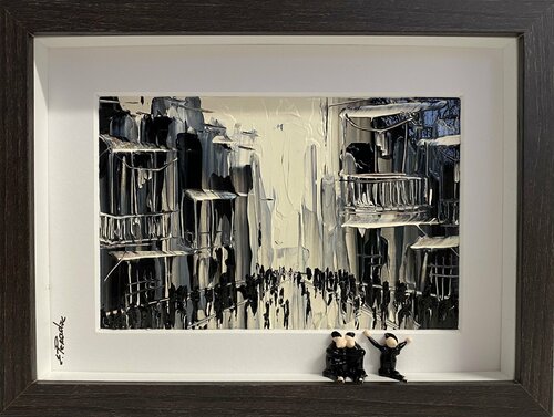 Stadt  -5445 par Eka Peradze, Peinture en vente sur Singulart