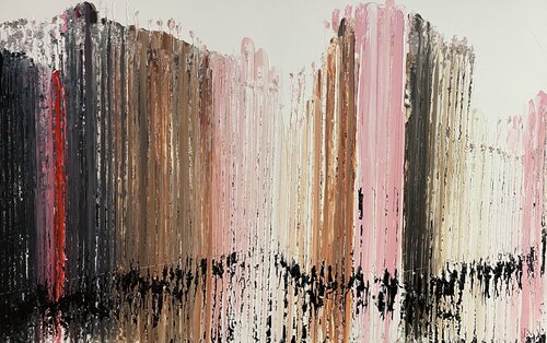 Action.In the city 179 par Eka Peradze, Peinture en vente sur Singulart