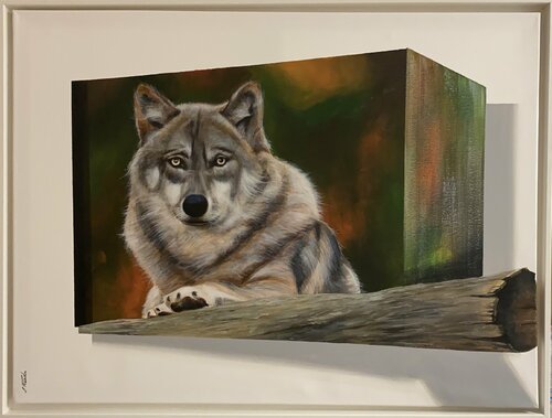 wolf by Eka Peradze, Painting for Sale on Singulart