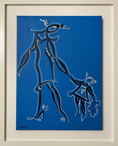 Action. my love van Eka Peradze, Schilderij te koop op Singulart