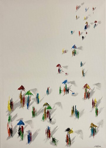 Action. Happyness par Eka Peradze, Peinture en vente sur Singulart
