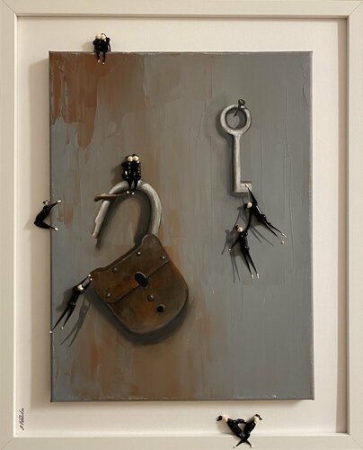 Love. Freiheit 77 par Eka Peradze, Peinture en vente sur Singulart