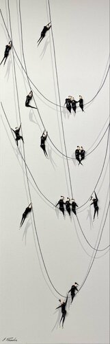 Happyness. 7 par Eka Peradze, Peinture en vente sur Singulart
