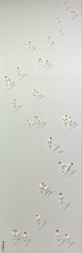 Action.Happyness. 77 par Eka Peradze, Peinture en vente sur Singulart