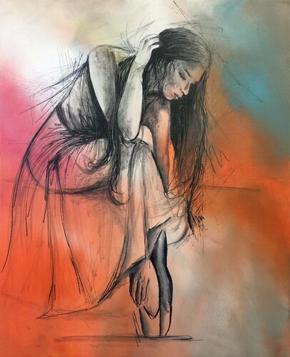 WORKS ON COMMISSION di Eka Peradze, Pittura in vendita su Singulart