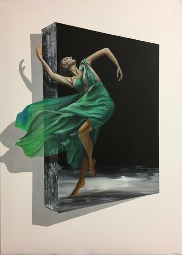 WORKS ON COMMISSION. Similar topics von Eka Peradze, Malerei kaufen auf Singulart