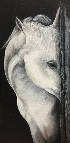 WORKS ON COMMISSION par Eka Peradze, Peinture en vente sur Singulart