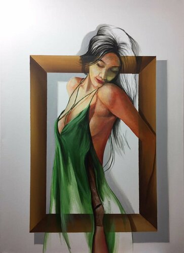 Frau par Eka Peradze, Peinture en vente sur Singulart