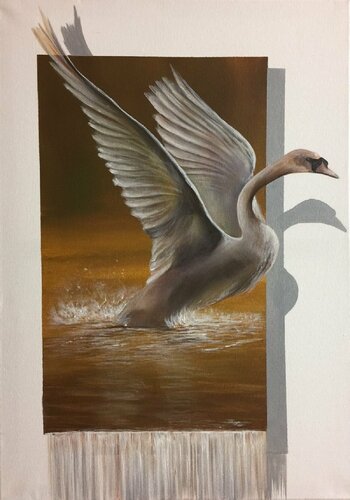 3D Freedom.  Natur. par Eka Peradze, Peinture en vente sur Singulart