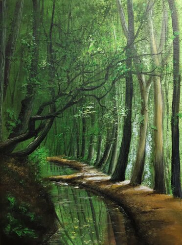 WORKS ON COMMISSION di Eka Peradze, Pittura in vendita su Singulart