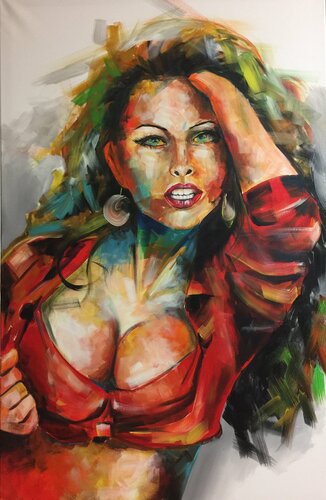 Frau par Eka Peradze, Peinture en vente sur Singulart