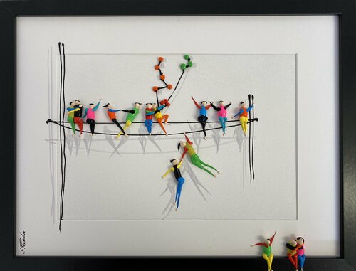 Action. Liebe.Freiheit ll-679 par Eka Peradze, Peinture en vente sur Singulart