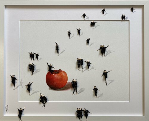 Action.  only 2 days.  freedom par Eka Peradze, Peinture en vente sur Singulart