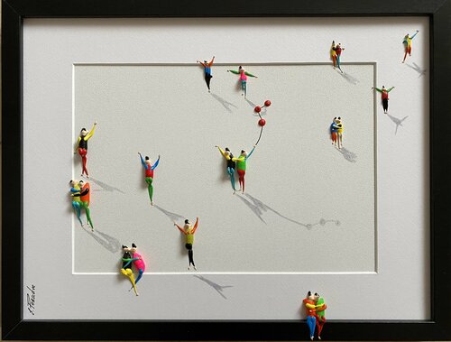 Action. Liebe.Freiheit ll-679 par Eka Peradze, Peinture en vente sur Singulart