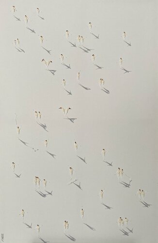 3D Freedom. Acrylic par Eka Peradze, Peinture en vente sur Singulart