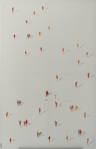 3D Freedom. Acrylic par Eka Peradze, Peinture en vente sur Singulart