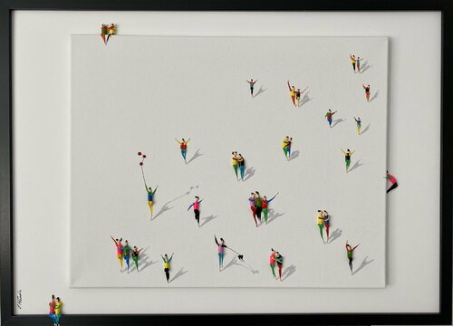 Action. Liebe.Freiheit ll-77 par Eka Peradze, Peinture en vente sur Singulart