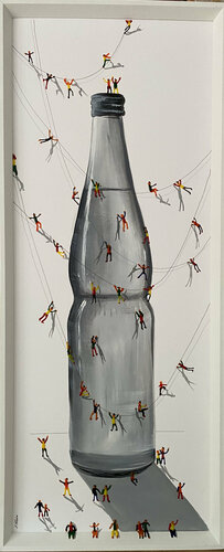 Action. Liebe.Freiheit ll-k78 par Eka Peradze, Peinture en vente sur Singulart