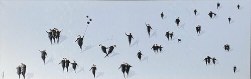 Action.only 2 days. Happyness. par Eka Peradze, Peinture en vente sur Singulart