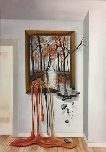 3D Freedom.  Natur. par Eka Peradze, Peinture en vente sur Singulart