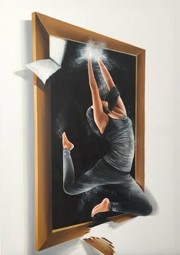 3 D dancer par Eka Peradze, Peinture en vente sur Singulart
