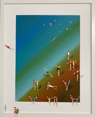 Day on the beach IIi par Eka Peradze, Peinture en vente sur Singulart