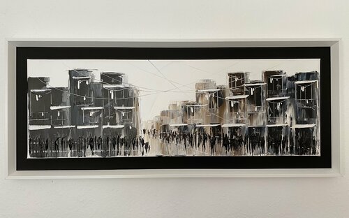 action.  City 40x100cm Eka Peradze